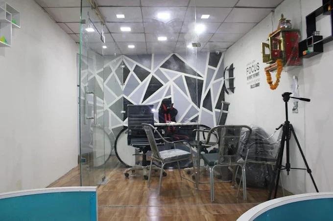 Client meeting room at Renew Coder web development studio, Batala